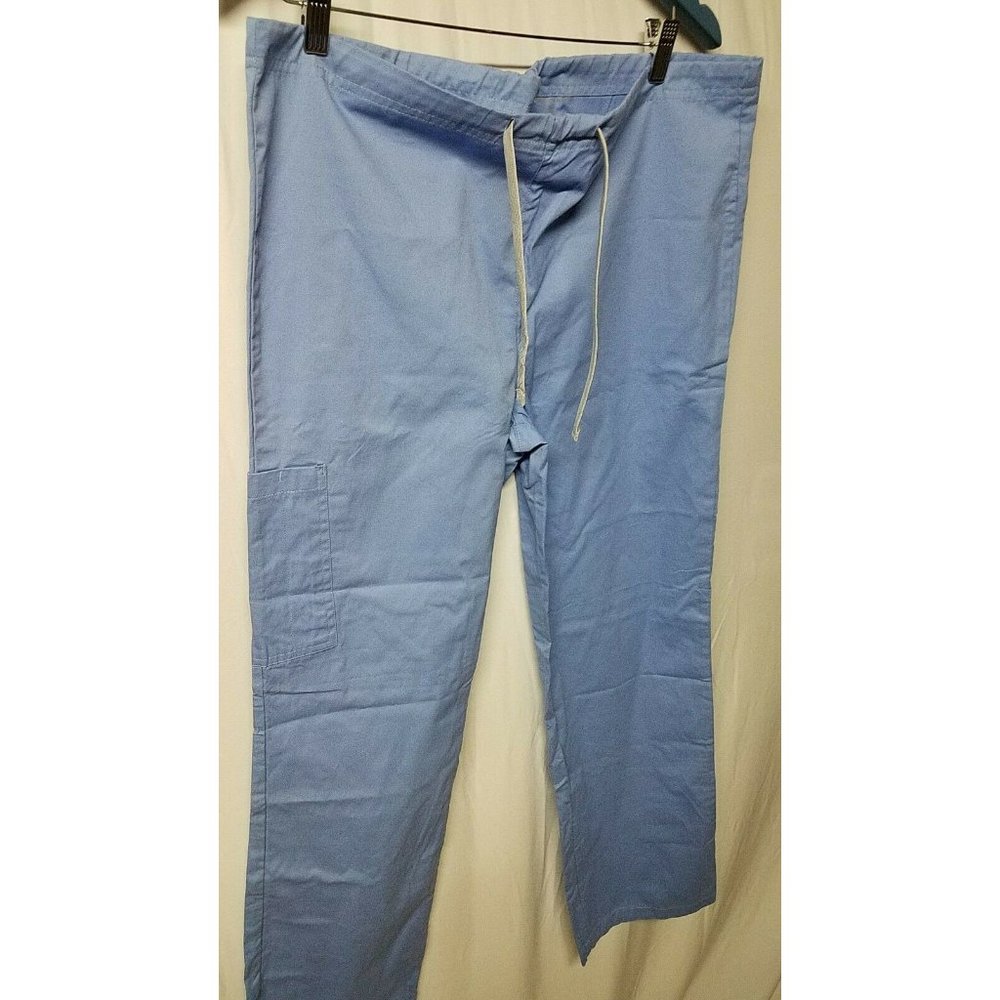 Winwin Unisex Scrub Bottom, Blue, Small